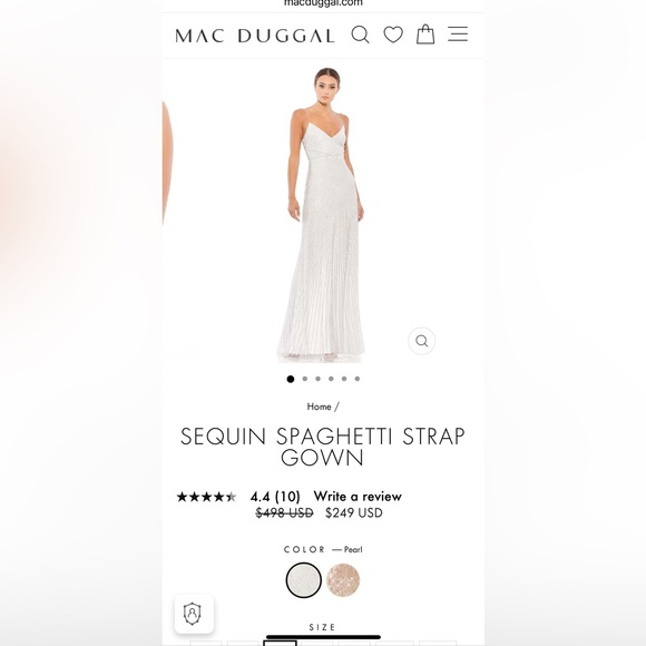 MacDuggal Gown - Picture 4 of 8
